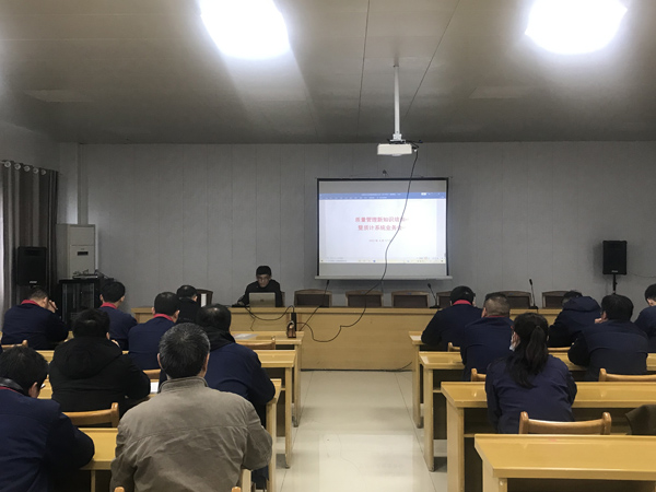 公司召開質(zhì)量管理新知識培訓(xùn)會