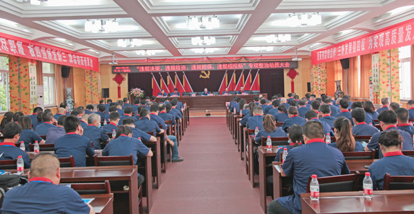 公司召開“違規(guī)決策、違規(guī)投資、違規(guī)擔(dān)保、違規(guī)招投標(biāo)”專項整治動員大會