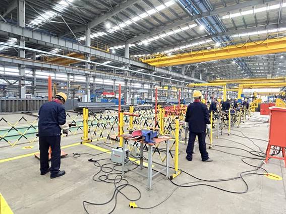 公司舉辦電焊工、電工技術(shù)比武