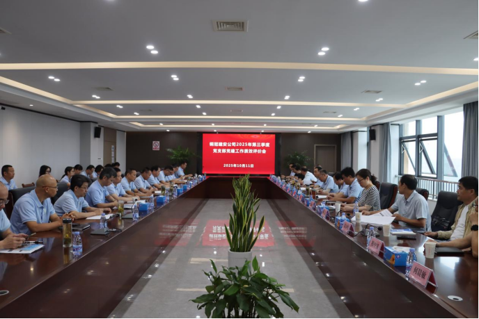 公司召開黨支部黨建工作質(zhì)效評價(jià)會議